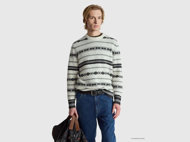 Maglione jacquard