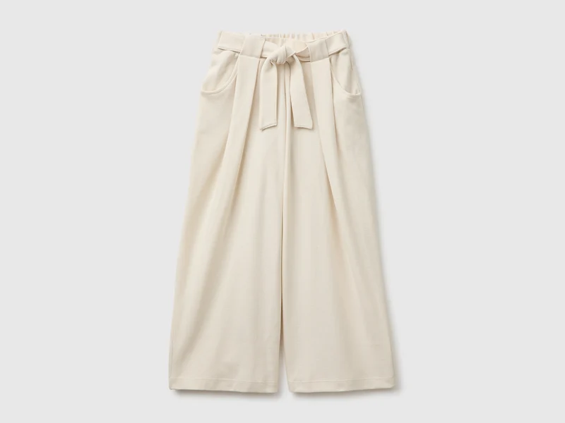 Pantaloni con fusciacca in caldo cotone