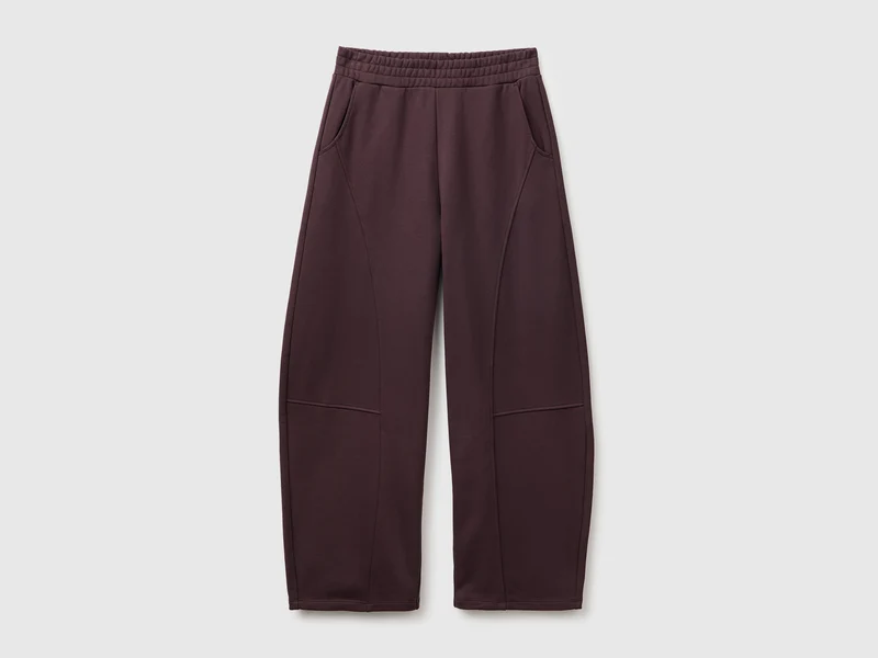 Pantaloni in felpa barrel fit