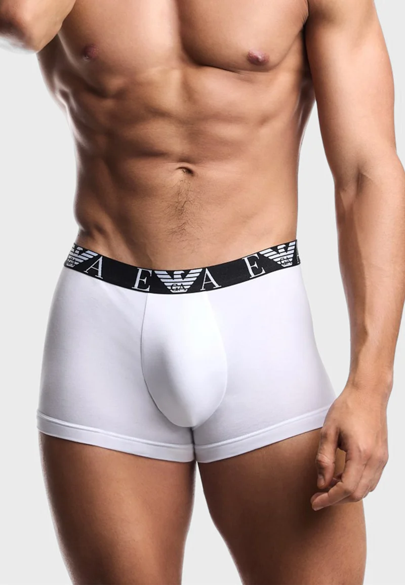 EMPORIO ARMANI 3 Boxer Trunk Uomo Cotone Elasticizzato ART. EM000259-AF20668