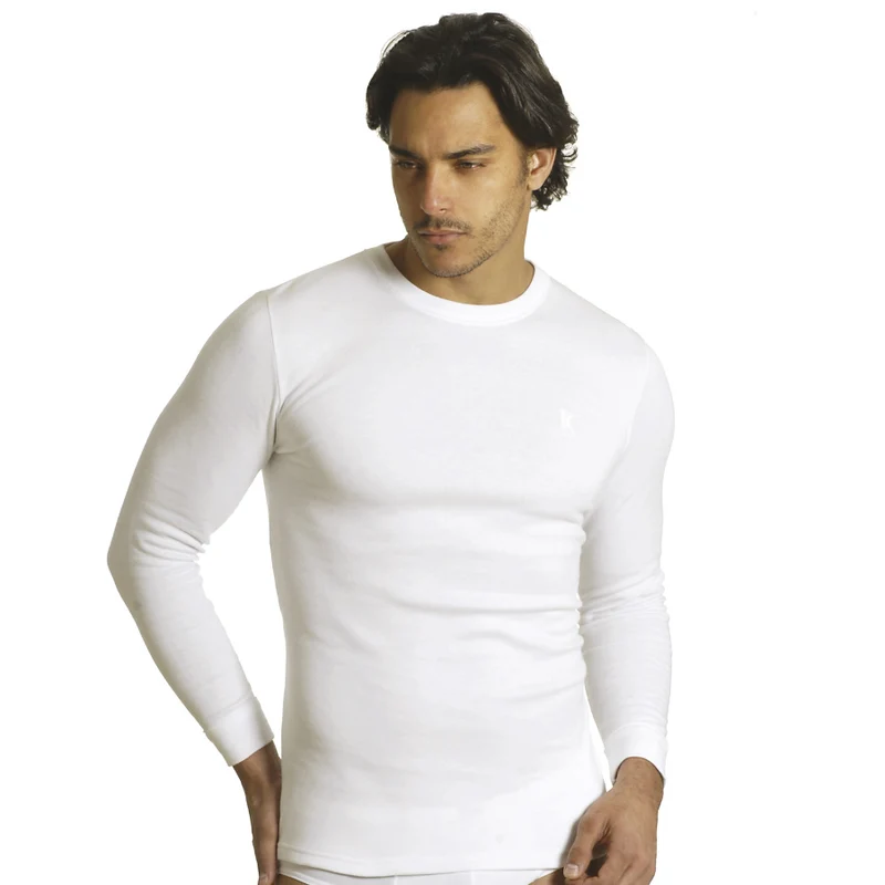 Maglia intima manica lunga girocollo in caldo cotone | Axiom 6525