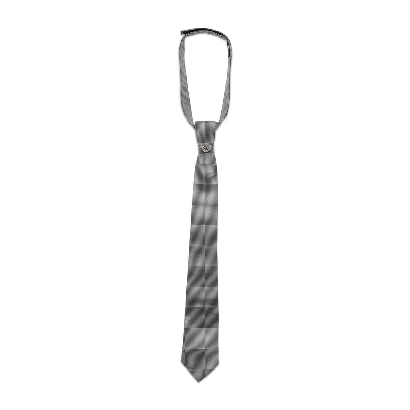 Cravatta in fantasia pie de poul con strap posteriore - CRAVATTAPIEDEPOULPIEDEPOUL