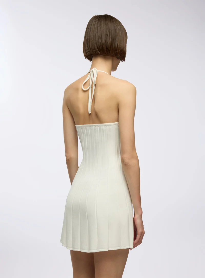 Vestito in maglia a coste