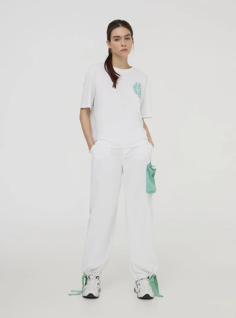 T-shirt con stampa outdoor TRNPOPLAB