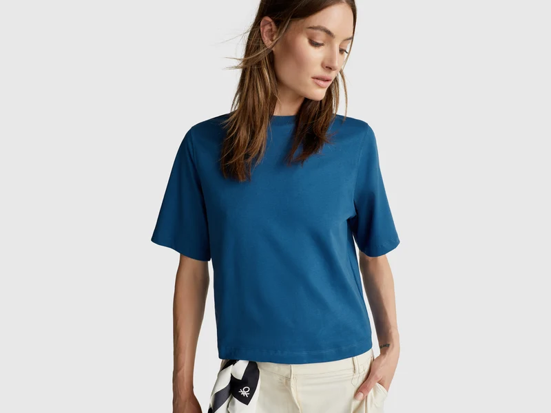 T-shirt boxy fit 100% cotone