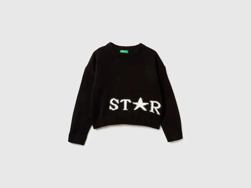 Maglia con intarsio