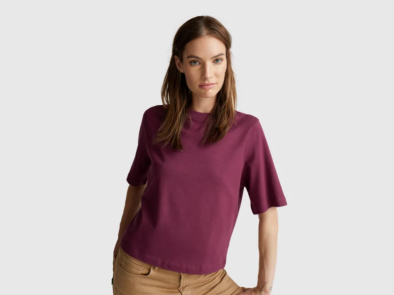 T-shirt boxy fit 100% cotone