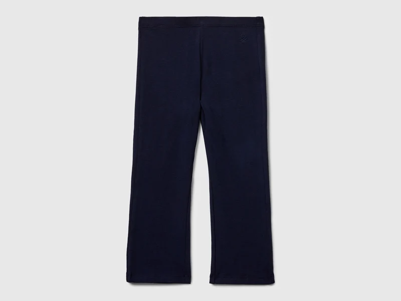 Leggings a zampa in cotone stretch