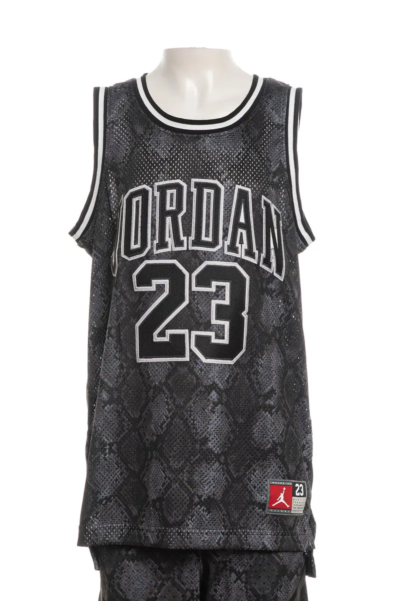 Canotta Jordan Nbr 23 Da Bambino Antracite