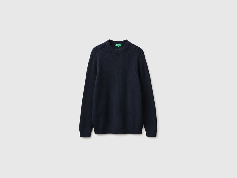Maglia regular fit in misto lana