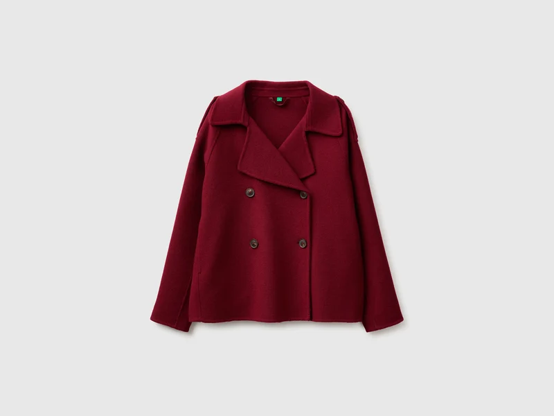 Cappotto corto doppiopetto