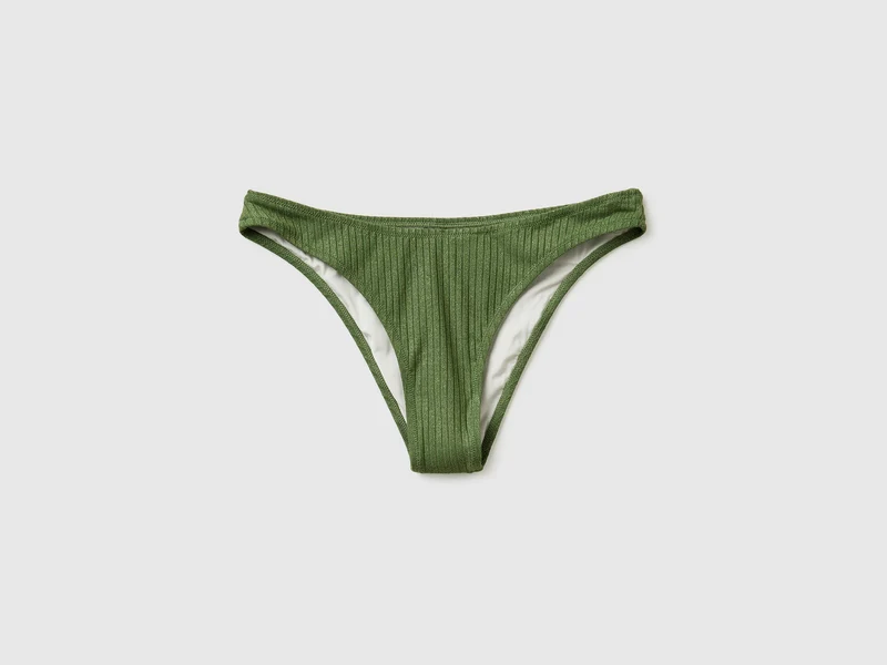 Slip mare a costine con lurex