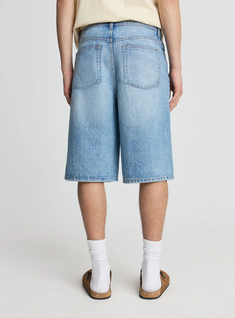 Pantaloncini jeans baggy fit
