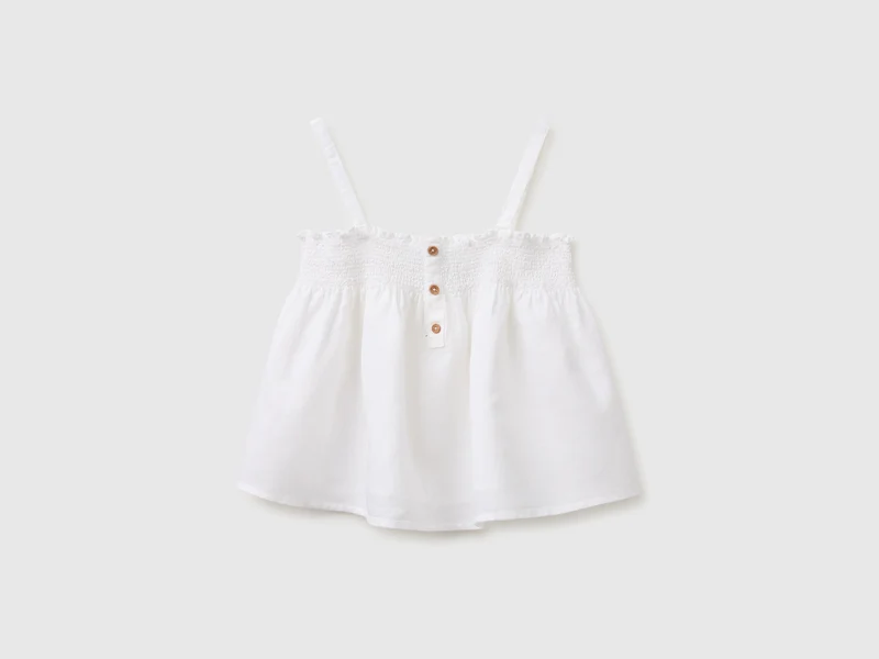 Top in misto lino