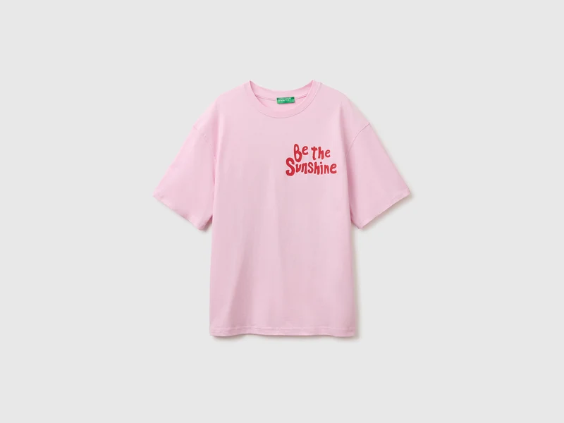 T-shirt over fit con stampa