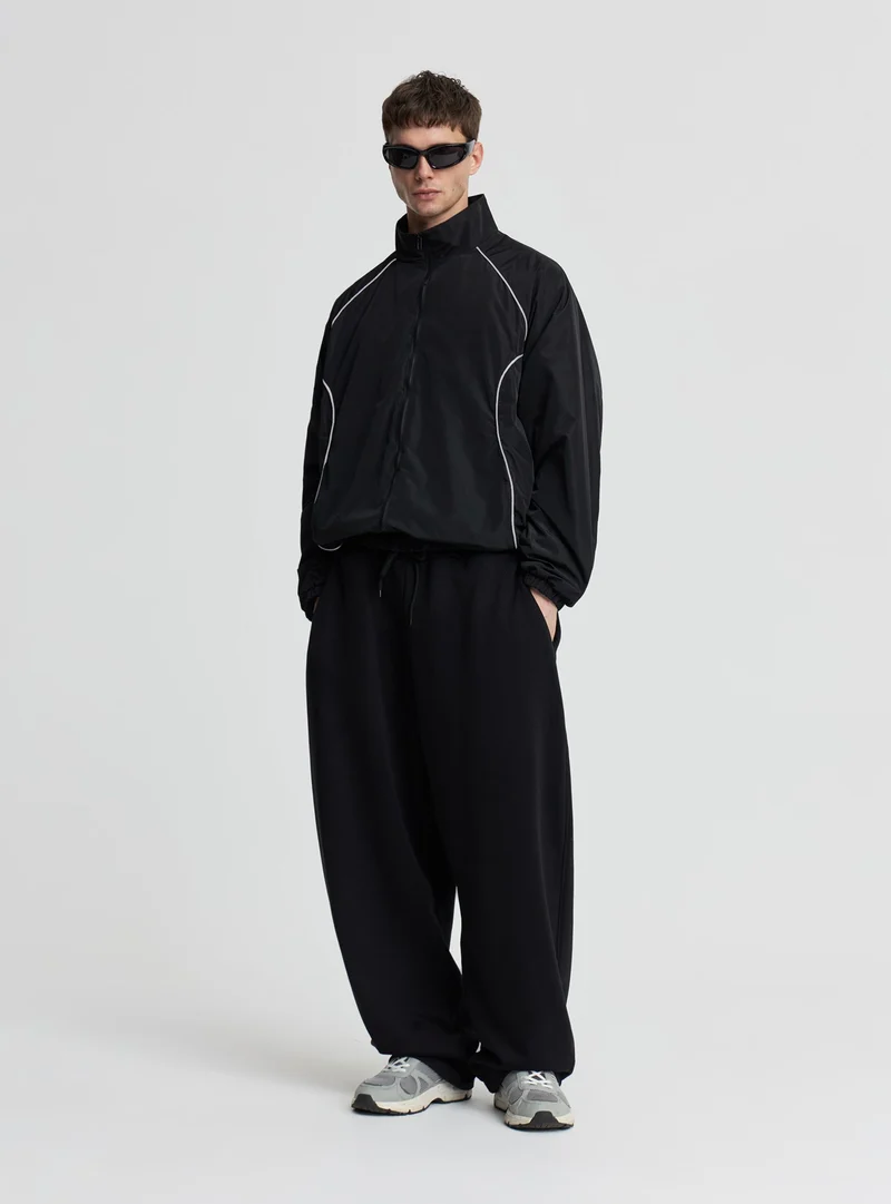 Pantaloni tuta tinta unita balloon fit