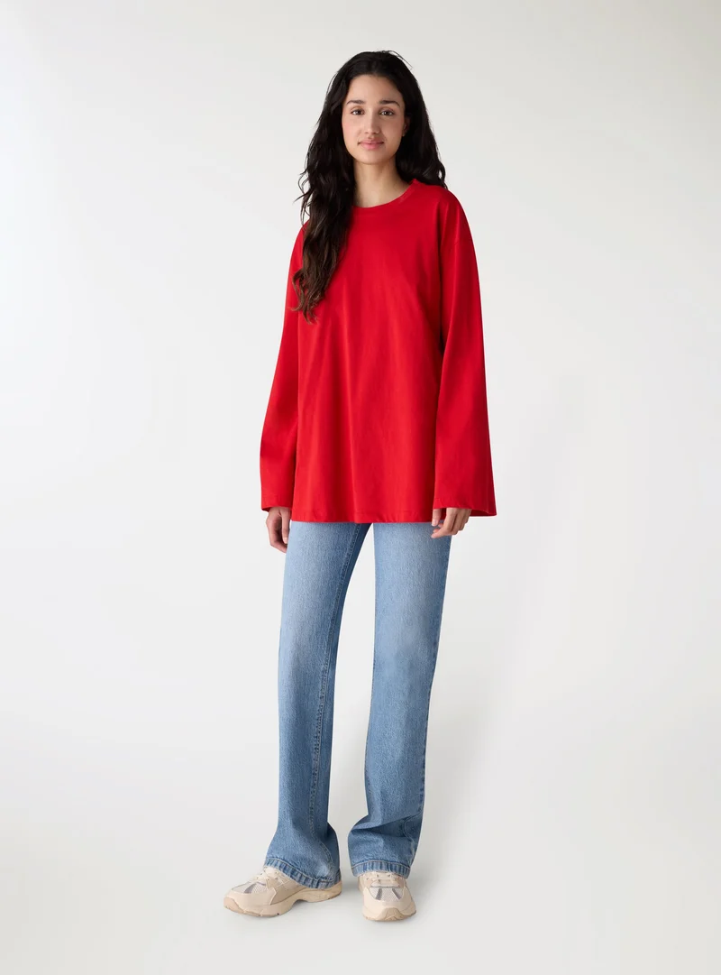 T-shirt oversize tinta unita