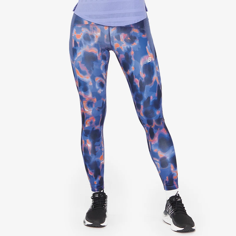 Tights New Balance Donna Printed Impact Run