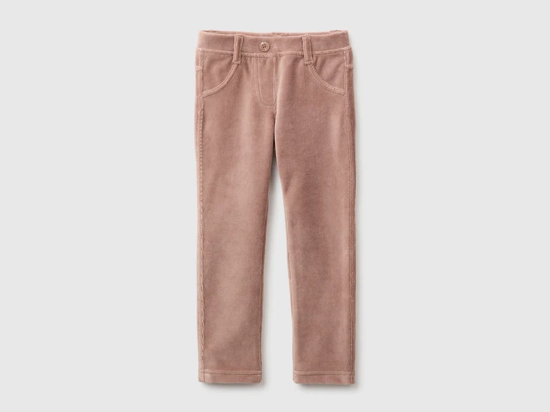 Pantaloni in ciniglia a costine
