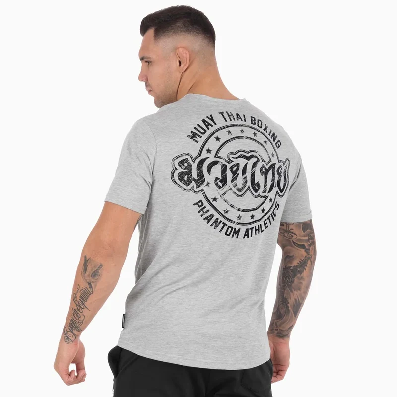 T-Shirt Muay Thai - Grigio