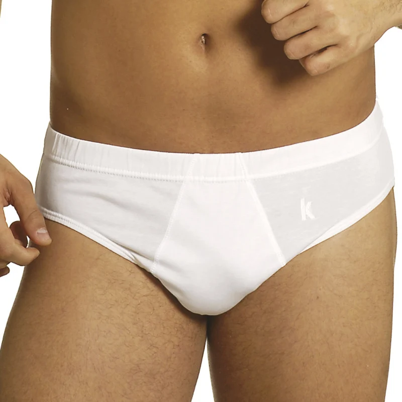 Slip classico con ricamo in filo di Scozia | Axiom 990