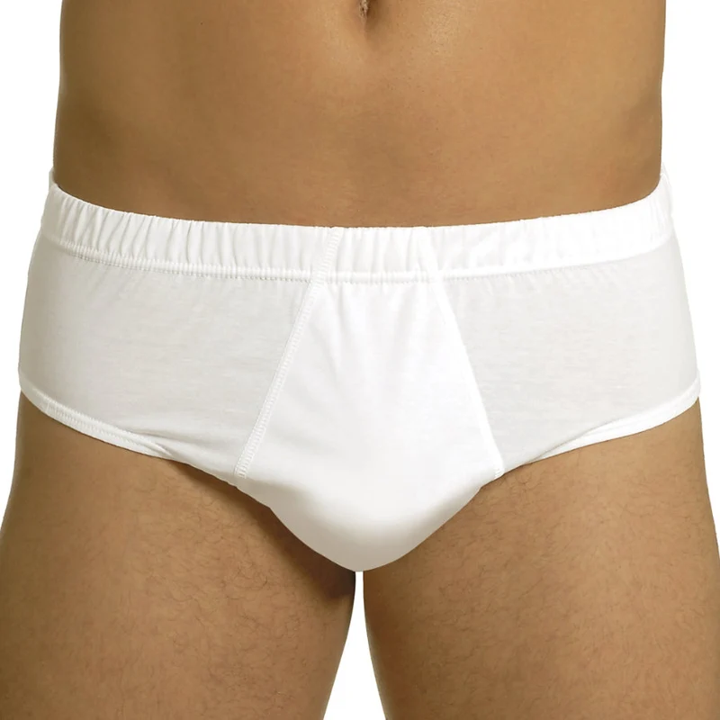 Slip midi classico unito in filo di Scozia Conf. 6 Pz | Axiom 100