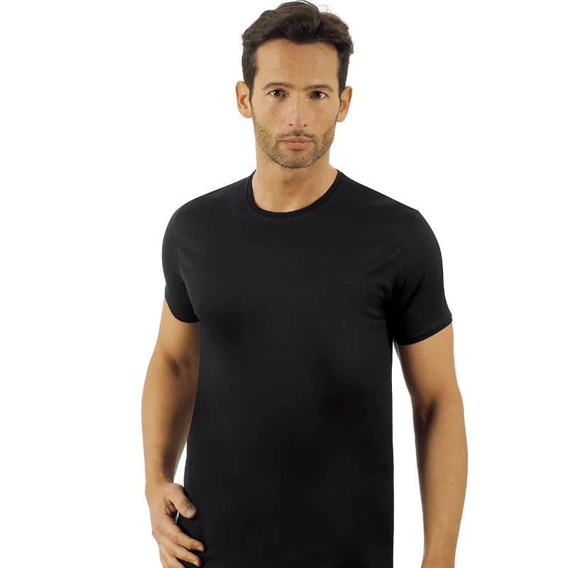 Maglia girocollo in filo di scozia Conf. 3 Pz | Axiom 6722