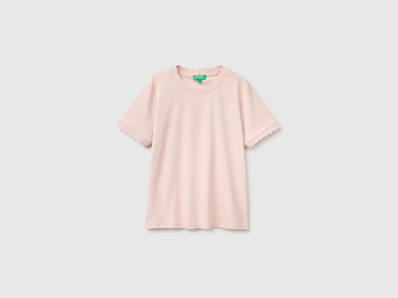 T-shirt girocollo 100% cotone