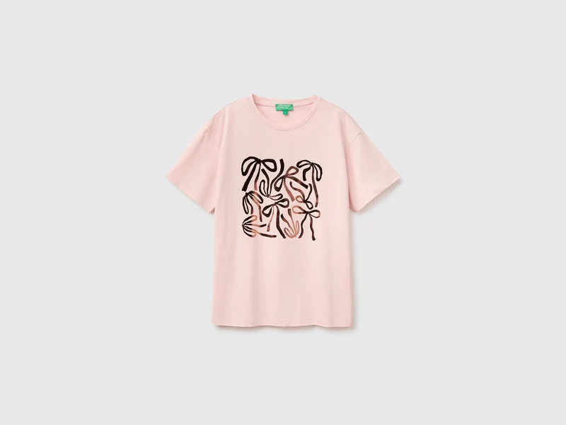 T-shirt over fit con stampa
