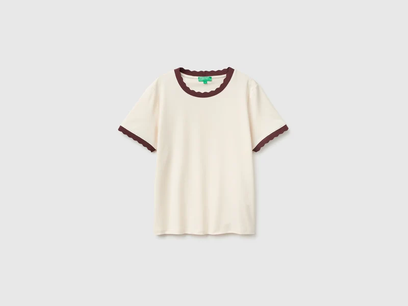 T-shirt girocollo 100% cotone