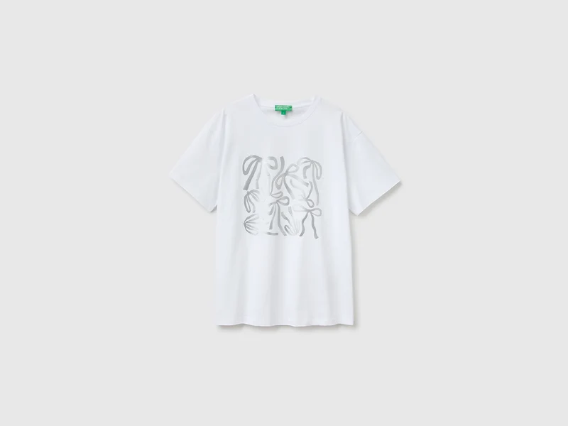 T-shirt over fit con stampa