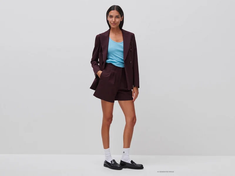 Shorts con pinces