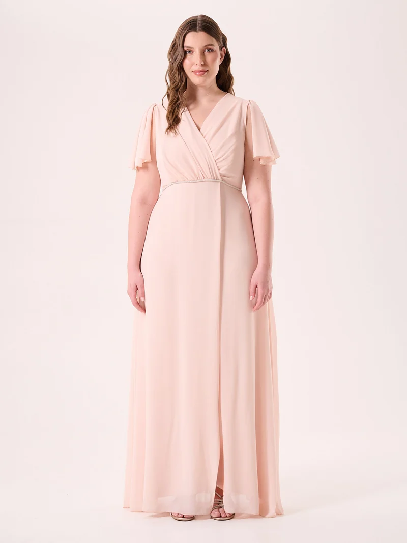 Abito Lungo Curvy Rosa