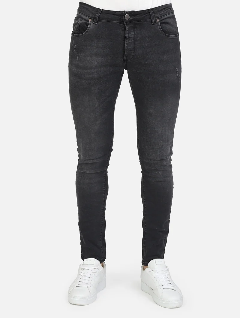 art. san diego black wa jsa17: jeans con piccole abrasioni