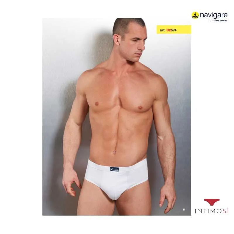 Slip elasticizzato sportivo in cotone Conf. 6 Pz | Navigare 574