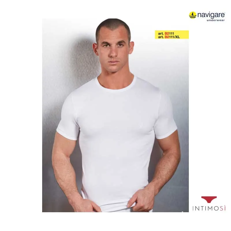 Maglietta intima girocollo cotone interlock Conf. 3 Pz | Navigare 111