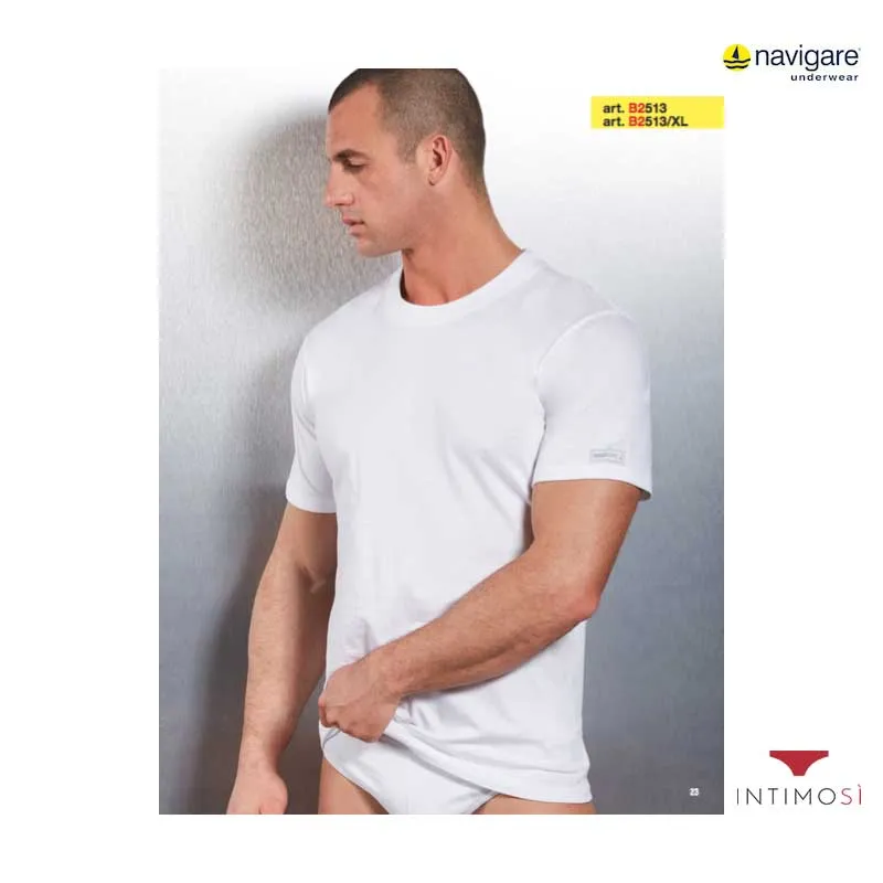 Maglietta intima cotone collo alto Conf. 3 Pz | Navigare 513