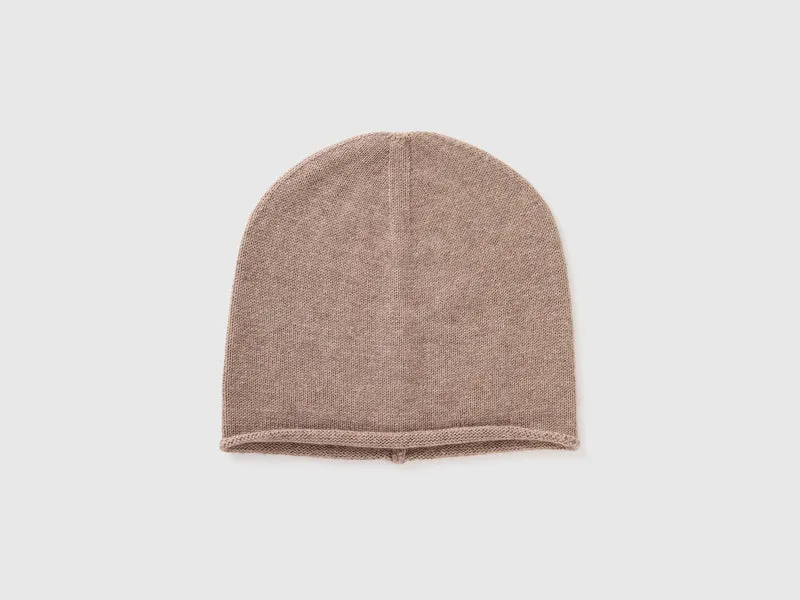 Berretto in misto lana e cashmere