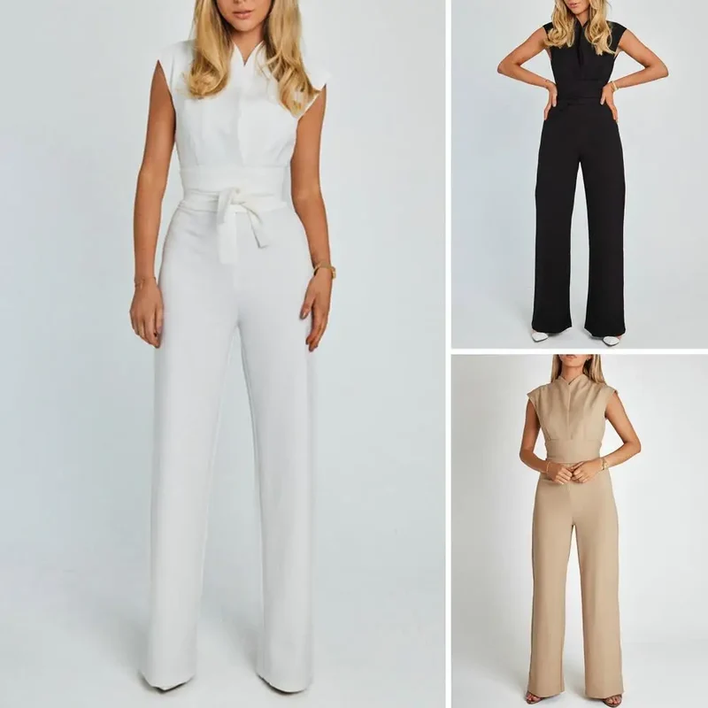 Sophia | Women's Elegant V-Neck Jumpsuit