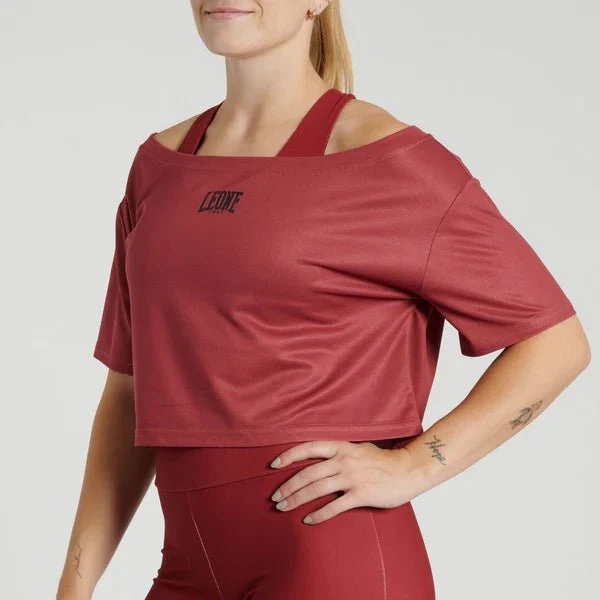 T-Shirt Donna Corta Logo Wacs Leone