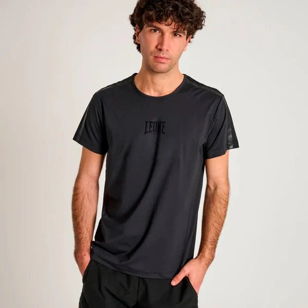T-Shirt Tecnica Leone Black Lion Nera