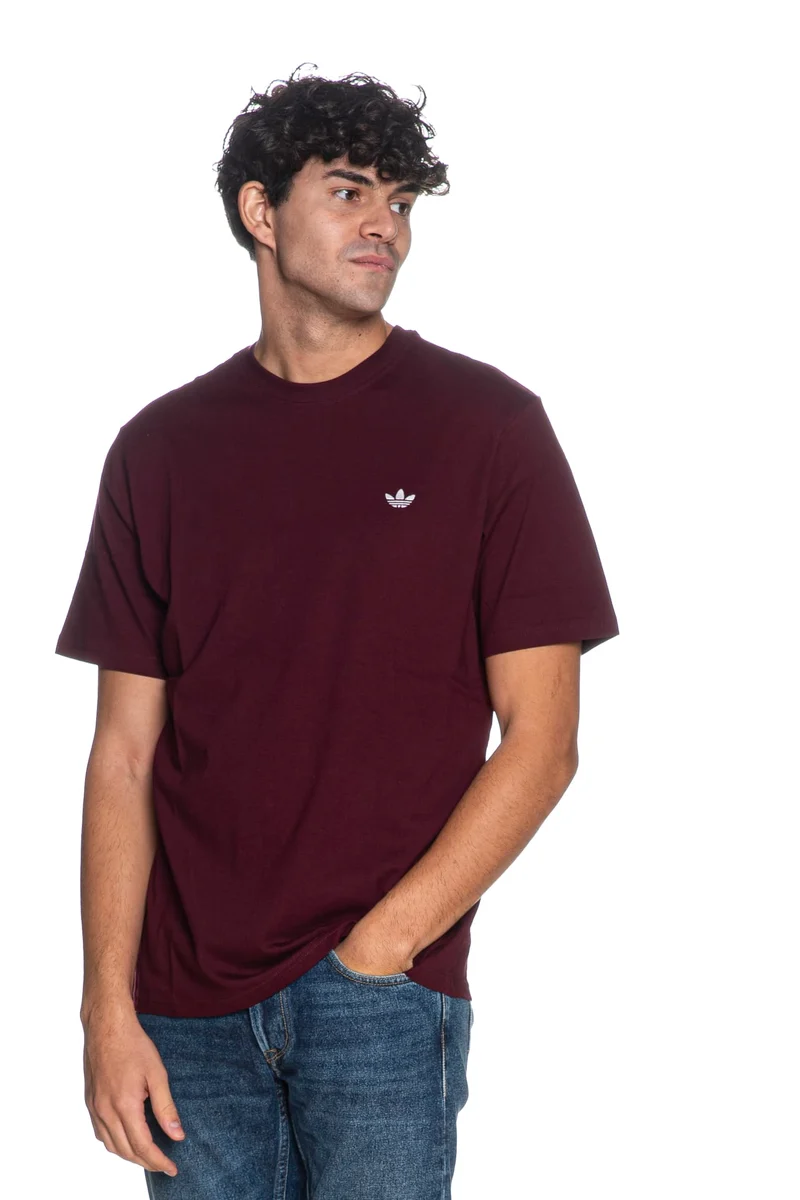 T Shirt Adidas Ess Reg Ss Tee Da Uomo Vinaccia