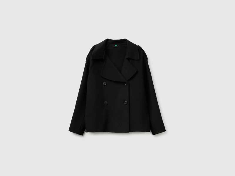 Cappotto corto doppiopetto