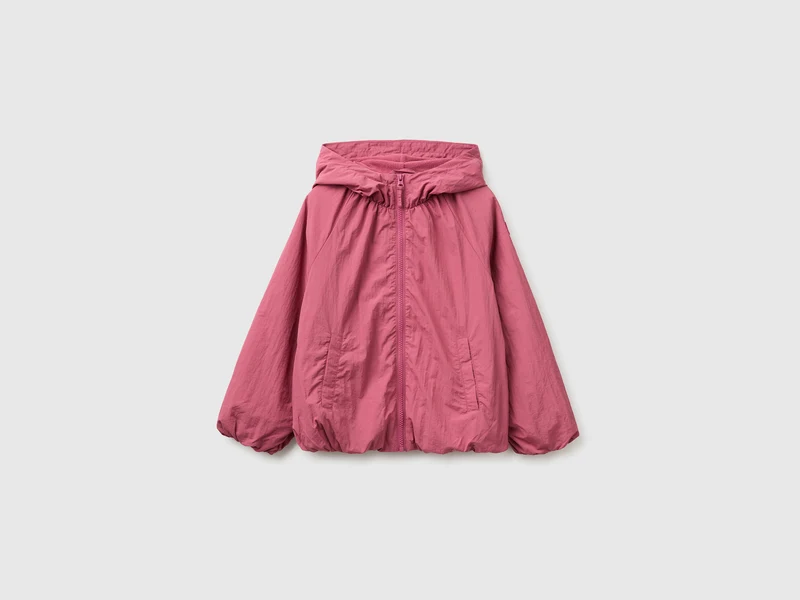 Giacca in nylon over fit
