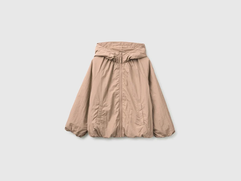 Giacca in nylon over fit
