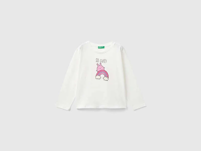 T-shirt in cotone bio con stampa