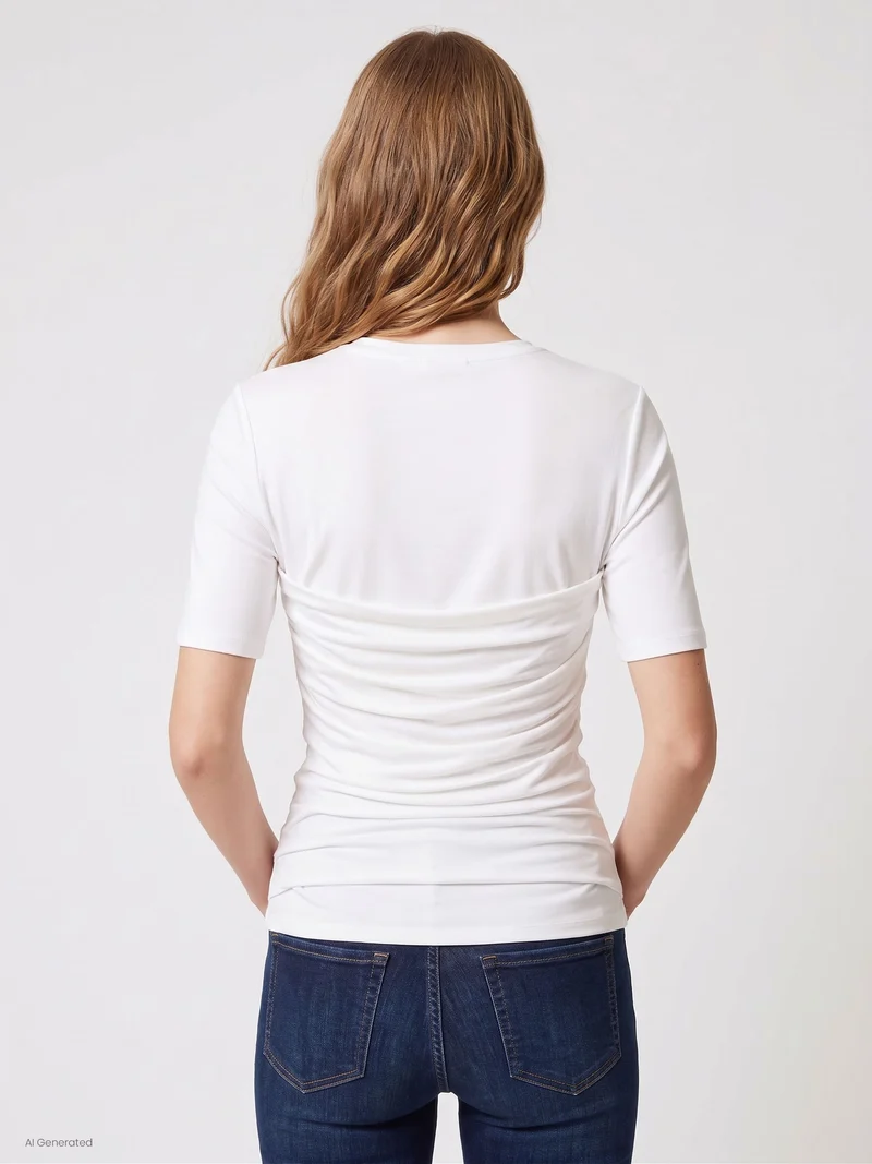 TShirt Bianca Pietre