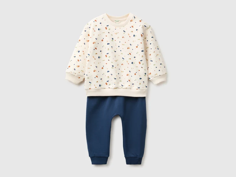 Completo in felpa stretch