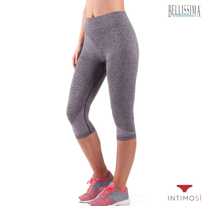Capri sportivo senza cuciture con tecnologia Dryarn | Bellissima A009