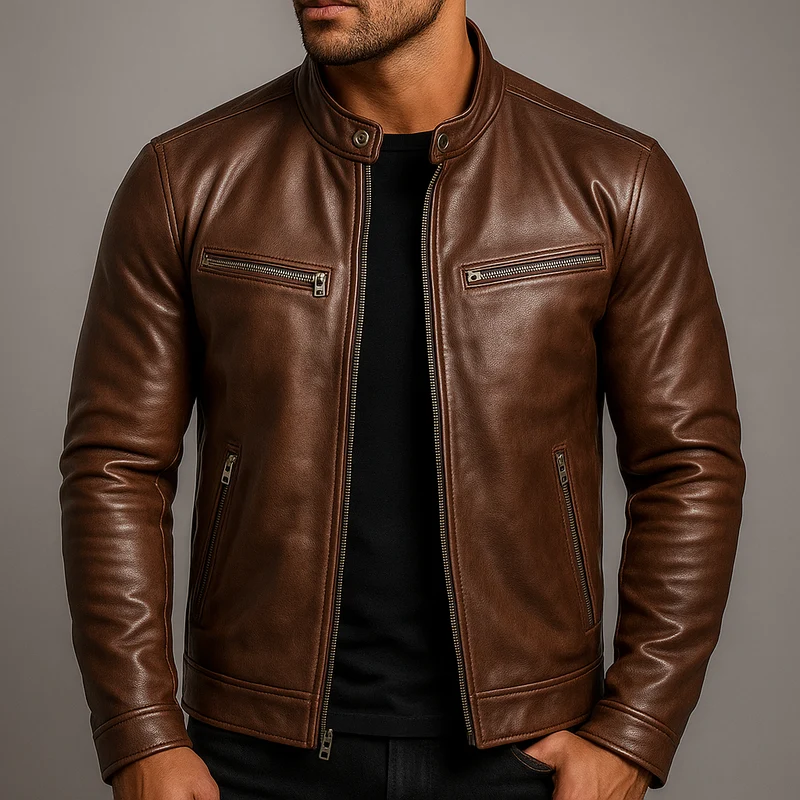 Grayson | Men's Vintage Premium Leather Jacket
